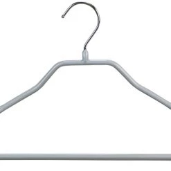 MAWA MAWA HANGERS BodyForm, 42-LS, Pant Bar Hanger, Silver