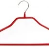 MAWA BodyForm, 42-LS, Pant Bar Hanger, Red MAWA HANGERS