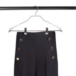 MAWA MAWA HANGERS BodyForm, 42-LK, Pant Bar With Clips, White 12 MAWA MAWA HANGERS BodyForm, 42-LK, Pant Bar With Clips, White