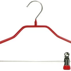 MAWA BodyForm, 42-LK, Pant Bar With Clips, Red