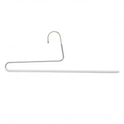 MAWA MAWA HANGERS Reverse Trouser Hanger, KH-35U, Single Rod, White