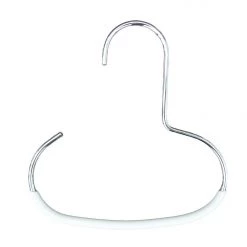 MAWA MAWA HANGERS Semi Round Scarf Hook, G-1, White