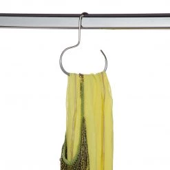 MAWA MAWA HANGERS Semi Round Scarf Hook, G-1, Silver
