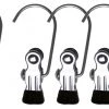 MAWA MAWA HANGERS Single Clip On Hook, K-1, Black (Set Of 5) 2 MAWA MAWA HANGERS Single Clip On Hook, K-1, Black (Set Of 5)