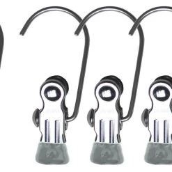 MAWA MAWA HANGERS Single Clip On Hook, K-1, Silver (Set Of 5)