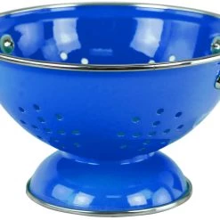 Calypso Basics Powder Coated Colanders, Various Sizes, Azure