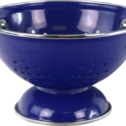 Calypso Basics Powder Coated Colanders, Various Sizes, Indigo