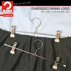 MAWA 12" Pant Hanger, K-30D, Silver