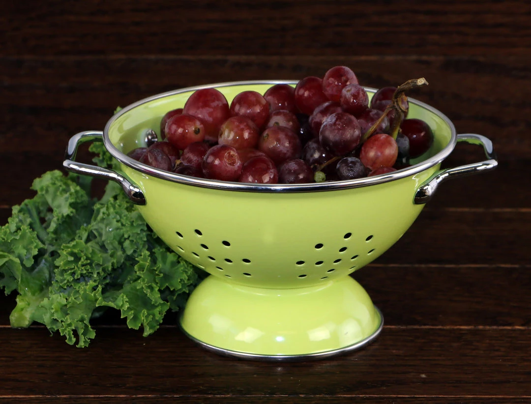 Calypso Basics Powder Coated Colanders, Various Sizes, Lime 7 Calypso Basics Powder Coated Colanders, Various Sizes, Lime