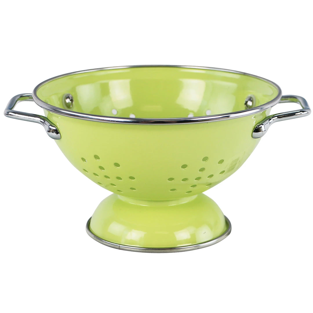 Calypso Basics Powder Coated Colanders, Various Sizes, Lime 5 Calypso Basics Powder Coated Colanders, Various Sizes, Lime