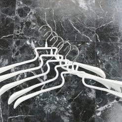 MAWA MAWA HANGERS HE/SHE Series Clothing Hanger, White