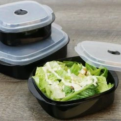 Reston Lloyd Ltd. Microwave Cookware & Storage Set, Black