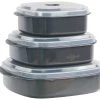 Reston Lloyd Ltd. CALYPSO BASICS Microwave Cookware & Storage Set, Charcoal 2 Reston Lloyd Ltd. CALYPSO BASICS Microwave Cookware & Storage Set, Charcoal
