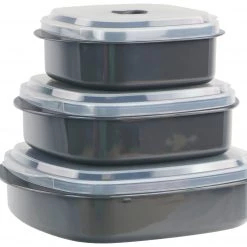 Reston Lloyd Ltd. CALYPSO BASICS Microwave Cookware & Storage Set, Charcoal