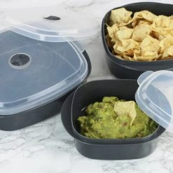 Reston Lloyd Ltd. CALYPSO BASICS Microwave Cookware & Storage Set, Charcoal 8 Reston Lloyd Ltd. CALYPSO BASICS Microwave Cookware & Storage Set, Charcoal