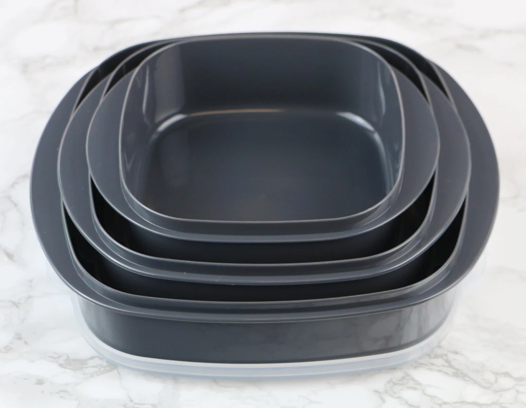 Reston Lloyd Ltd. CALYPSO BASICS Microwave Cookware & Storage Set, Charcoal 4 Reston Lloyd Ltd. CALYPSO BASICS Microwave Cookware & Storage Set, Charcoal