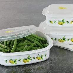 Reston Lloyd Ltd. Microwave Cookware & Storage Set, Fresh Lemons CALYPSO BASICS 9 Reston Lloyd Ltd. Microwave Cookware & Storage Set, Fresh Lemons CALYPSO BASICS