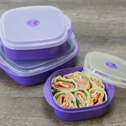 Reston Lloyd Ltd. Microwave Cookware & Storage Set, Purple