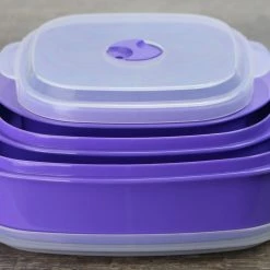 Reston Lloyd Ltd. Microwave Cookware & Storage Set, Purple
