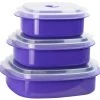 Reston Lloyd Ltd. Microwave Cookware & Storage Set, Purple