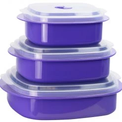 Reston Lloyd Ltd. Microwave Cookware & Storage Set, Purple