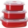 Reston Lloyd Ltd. Microwave Cookware & Storage Set, Red