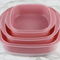 Reston Lloyd Ltd. Microwave Cookware & Storage Set, PInk CALYPSO BASICS 8 Reston Lloyd Ltd. Microwave Cookware & Storage Set, PInk CALYPSO BASICS
