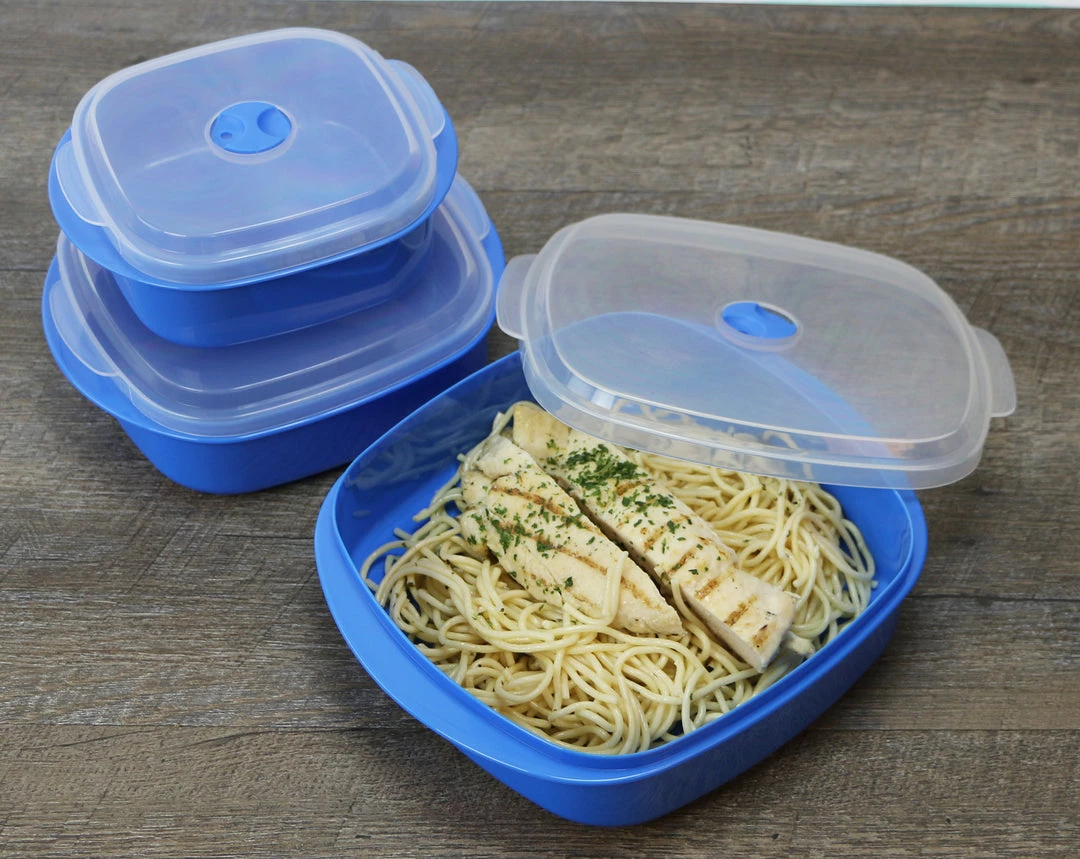 Reston Lloyd Ltd. CALYPSO BASICS Microwave Cookware & Storage Set, Azure 5 Reston Lloyd Ltd. CALYPSO BASICS Microwave Cookware & Storage Set, Azure