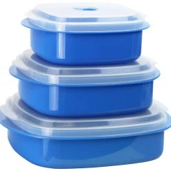Reston Lloyd Ltd. CALYPSO BASICS Microwave Cookware & Storage Set, Azure