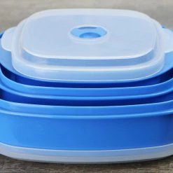 Reston Lloyd Ltd. CALYPSO BASICS Microwave Cookware & Storage Set, Azure