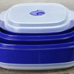 Reston Lloyd Ltd. Microwave Cookware & Storage Set, Indigo