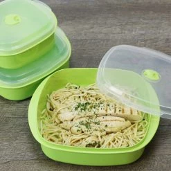Reston Lloyd Ltd. CALYPSO BASICS Microwave Cookware & Storage Set, Lime