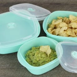 Reston Lloyd Ltd. Microwave Cookware & Storage Set, Seafoam