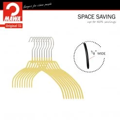 MAWA Silhouette Ultra Thin, 42-FT, Hanger, Yellow