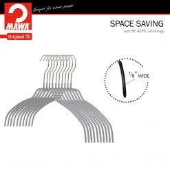 MAWA Silhouette Ultra Thin, 42-FT, Hanger, Silver