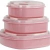Reston Lloyd Ltd. Microwave Cookware & Storage Set, PInk CALYPSO BASICS