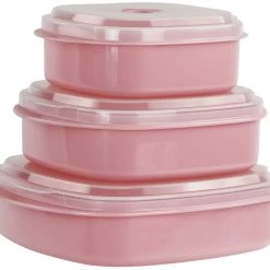 Reston Lloyd Ltd. Microwave Cookware & Storage Set, PInk CALYPSO BASICS