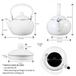 Reston Lloyd Ltd. 2 Qt. Teakettle, Pink