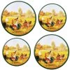 Reston Lloyd Ltd. CALYPSO BASICS Tin Burner Cover Set, Rooster