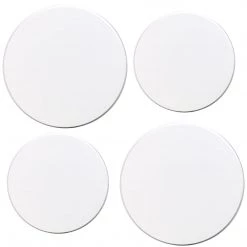 Reston Lloyd Ltd. Tin Burner Cover Set, White CALYPSO BASICS