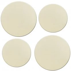 Reston Lloyd Ltd. Calypso Basics By Reston Lloyd, Tin Burner Cover Set, Plain Almond