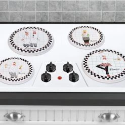 Reston Lloyd Ltd. CALYPSO BASICS Tin Burner Cover Set, Night Shift