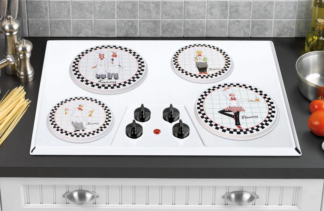 Reston Lloyd Ltd. CALYPSO BASICS Tin Burner Cover Set, Night Shift 4 Reston Lloyd Ltd. CALYPSO BASICS Tin Burner Cover Set, Night Shift