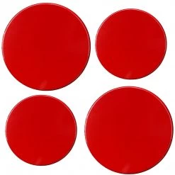 Reston Lloyd Ltd. Calypso Basics By Reston Lloyd, Tin Burner Cover Set, Red