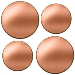 Reston Lloyd Ltd. Calypso Basics By Reston Lloyd, Tin Burner Cover Set, Copper