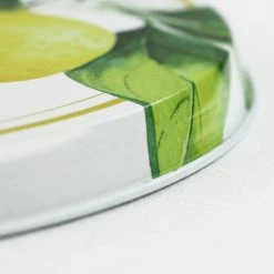 Reston Lloyd Ltd. Tin Burner Cover Set, Fresh Lemons CALYPSO BASICS