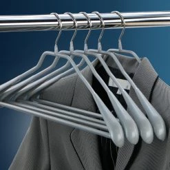 MAWA MAWA HANGERS BodyForm, 42-LS, Pant Bar Hanger, Silver