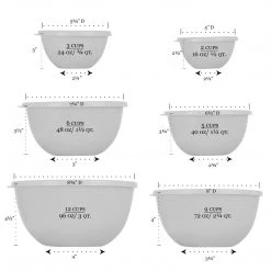 Reston Lloyd Ltd. CALYPSO BASICS 12pc Enamel On Steel Bowl Set, Red