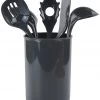Calypso Basics 6pc Utensil Set, Charcoal