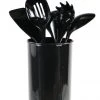 Calypso Basics 6pc Utensil Set, Black